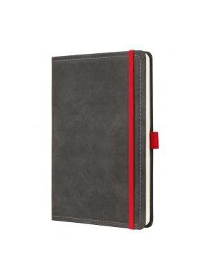 Zápisník CONCEPTUM Vintage linajkový tmavosivý 135x203mm