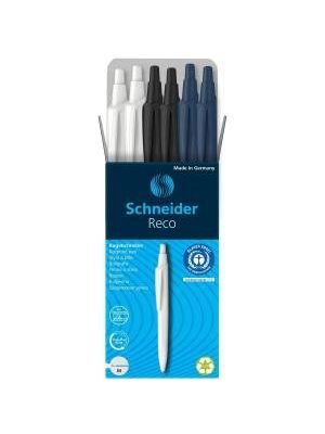 Sada guľôčkových peir  Schneider Reco modrou náplňou 6ks