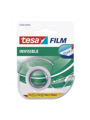 Lepiaca páska TESA invisible 19mm x 10m neviditeľná popisovateľná s dispenzorom
