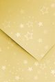 Galéria Papiera ozdobný papier Stars zlatá 220g, 20ks