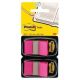 Záložky Post-it Index široké 25,4x43,2 ružová 2ks