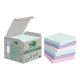 Bloček Post-it Super Sticky NATURE, pastelové farby, veľkosť 76x76 mm, 6 bločkov po 100 lístkov